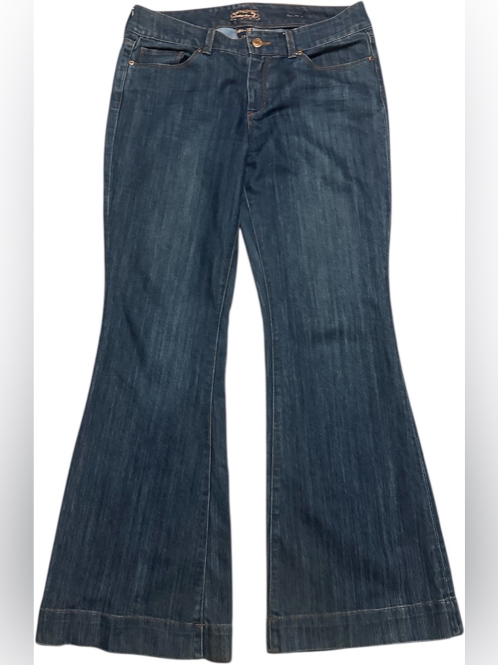 Seven7 Dark Blue Flare Jeans